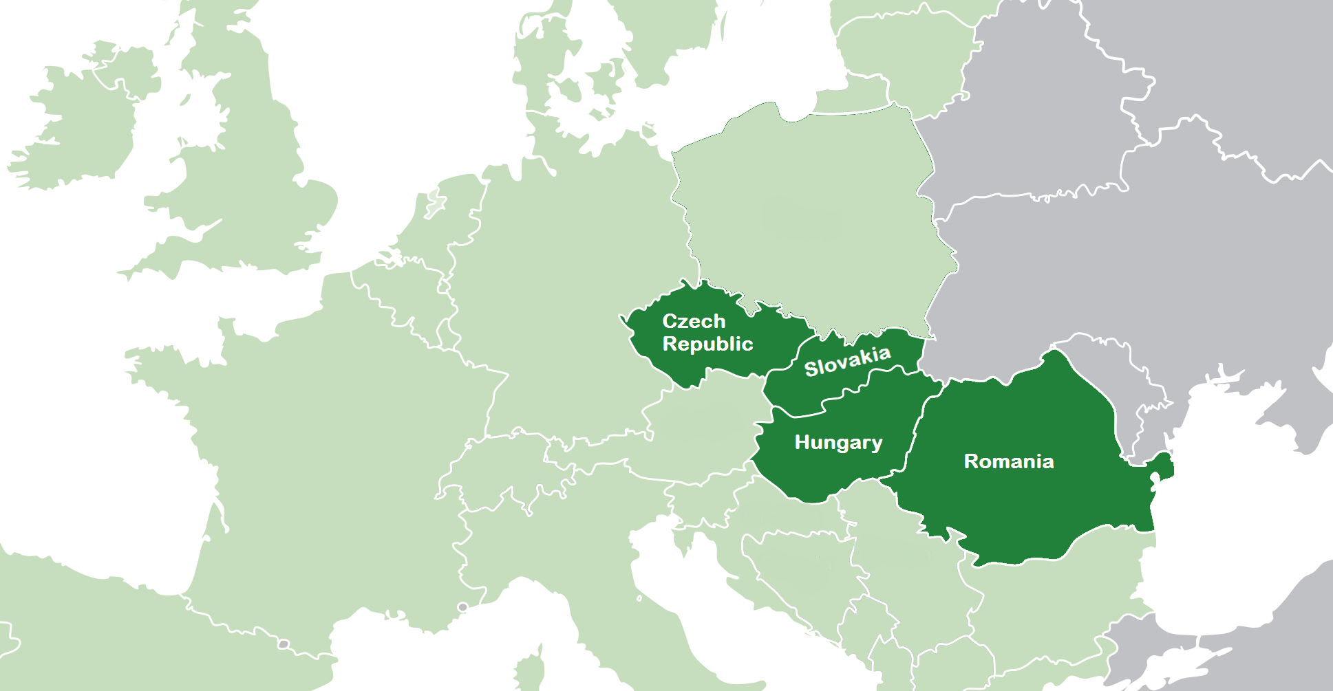 locator map of CEE countries