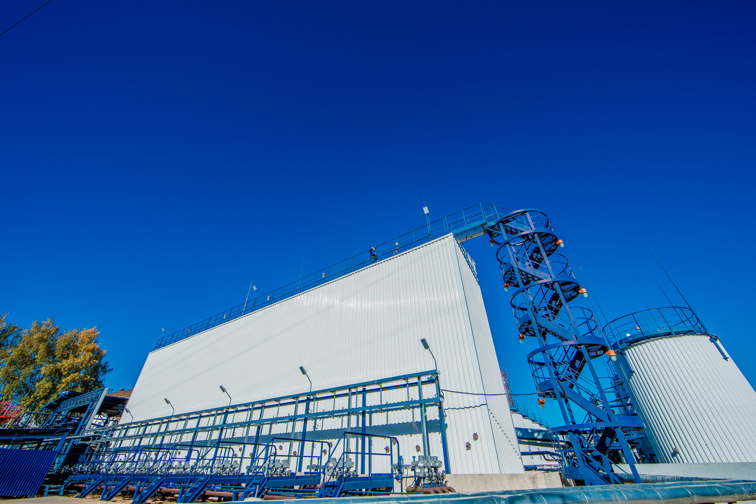 Gazprom Installs Square Storage Tanks Gazprom Installs Square Storage Tanks