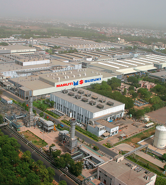 A Maruti Suzuki car manufacturing plant
