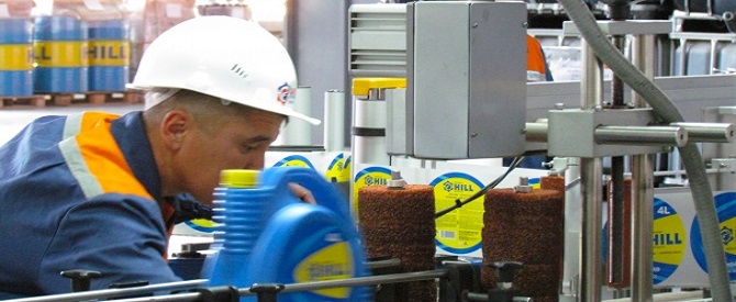 Hill Corp. Kazakhstan blending plant's filling line
