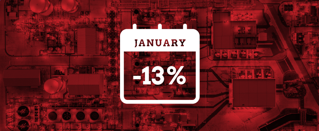 Japan Lubes Retreated in January