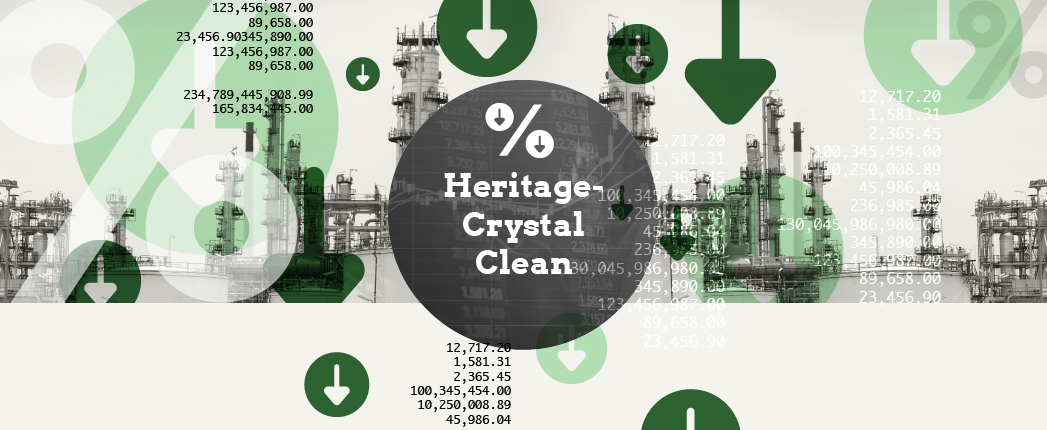 Financials Fall for Heritage-Crystal Clean, Moove