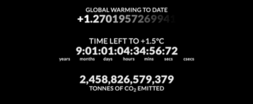 Climate Clock Countdown Gives 9 Years Until Ecological Meltdown