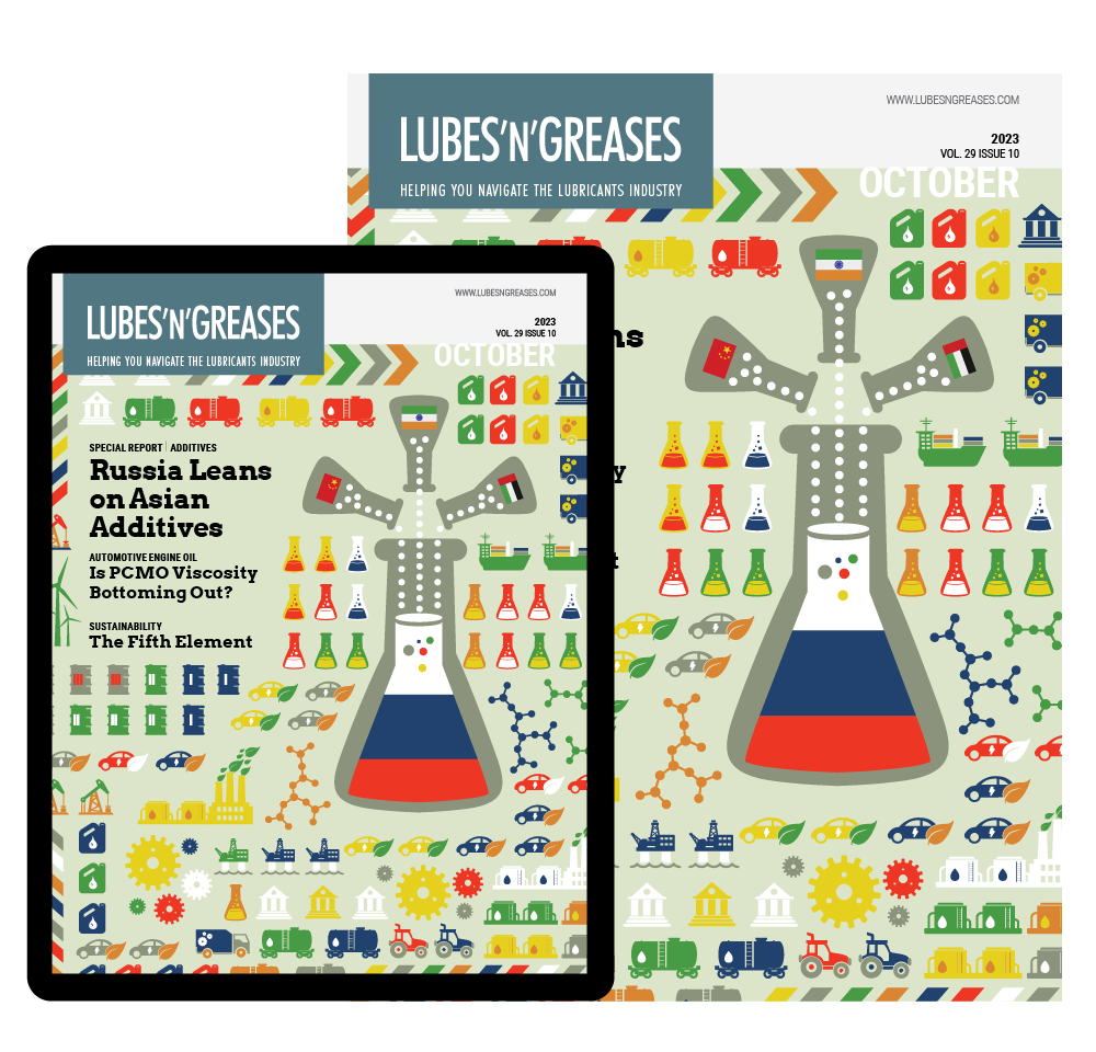 Lubes’n’Greases October Issue Available Lubes'N'Greases